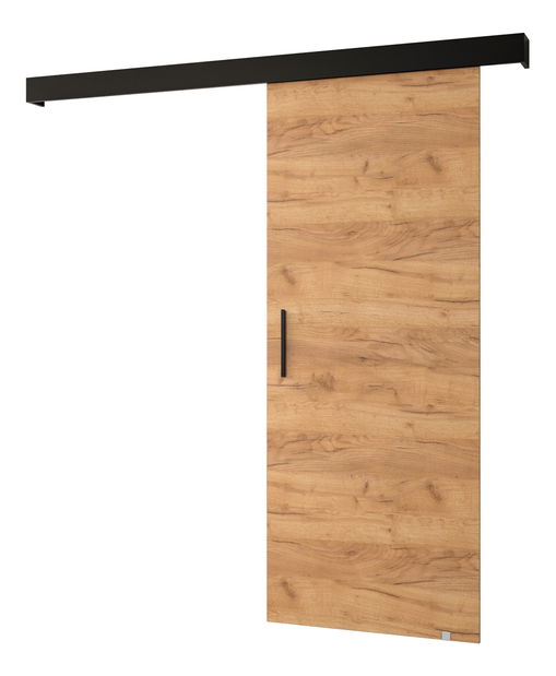 Tolóajtó 90 cm Sharlene I (arany craft + matt fekete + fekete)