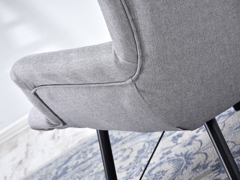 Relaxačné kreslo Dawntawn (biela + čierna)