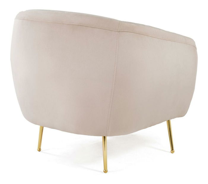 Fotel Essia (bézs + arany)