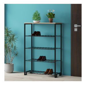 Ormarić za obuću Tosono 2 (atlantski bor + crna)