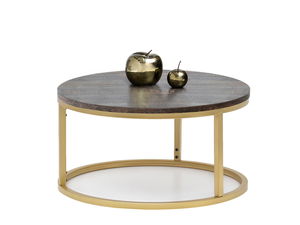 Konferenčný stolík Kolja Stolik S (dub + zlatá)
