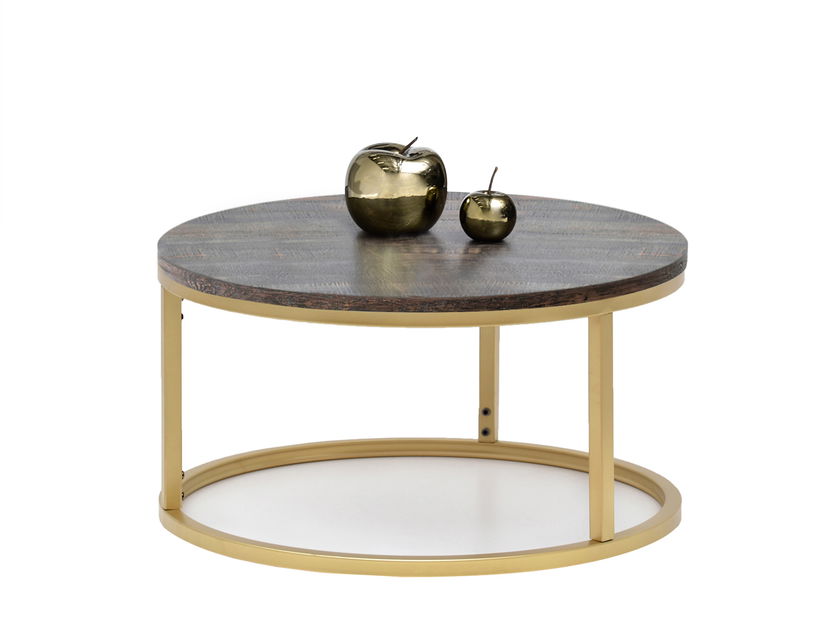 Konferenčný stolík Kolja Stolik S (dub + zlatá)