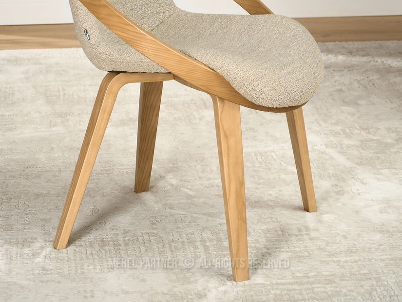 Scaun Lila K (bej + stejar)