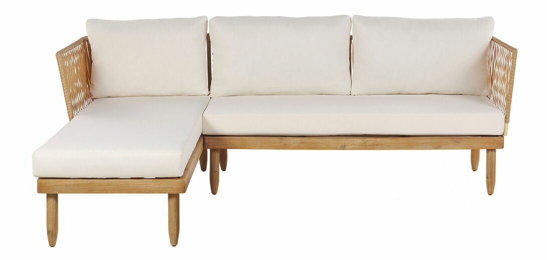 Kerti garnitúra Crema (világos fa)