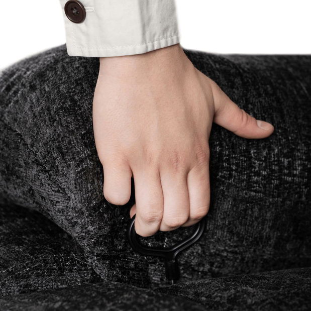 Állítható fotel Apoya (fekete) 