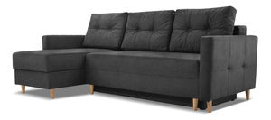 Kutna garnitura Meshire (tamnosiva) (L)