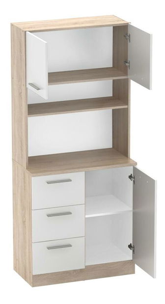 Kuhinjski kutak Lester NEW (hrast sonoma + bijela)