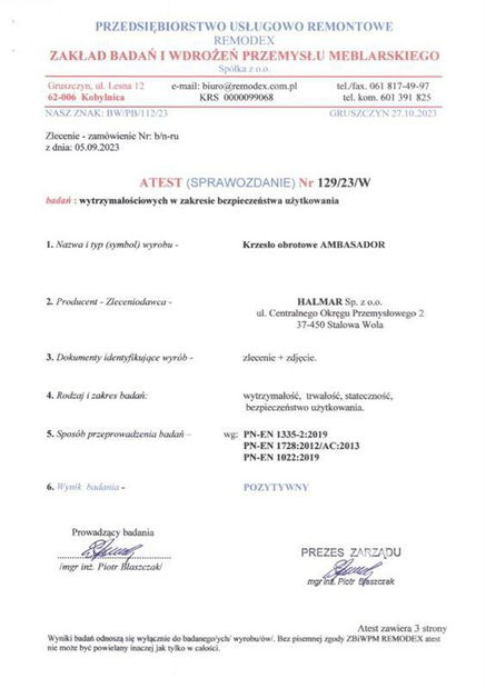 Uredska stolica Adolfo 