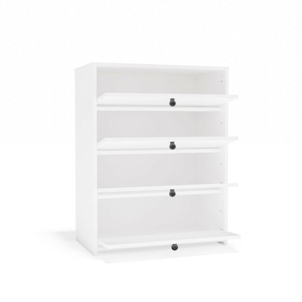 Botník (skrinka na topánky) Lentos 1 (biela)