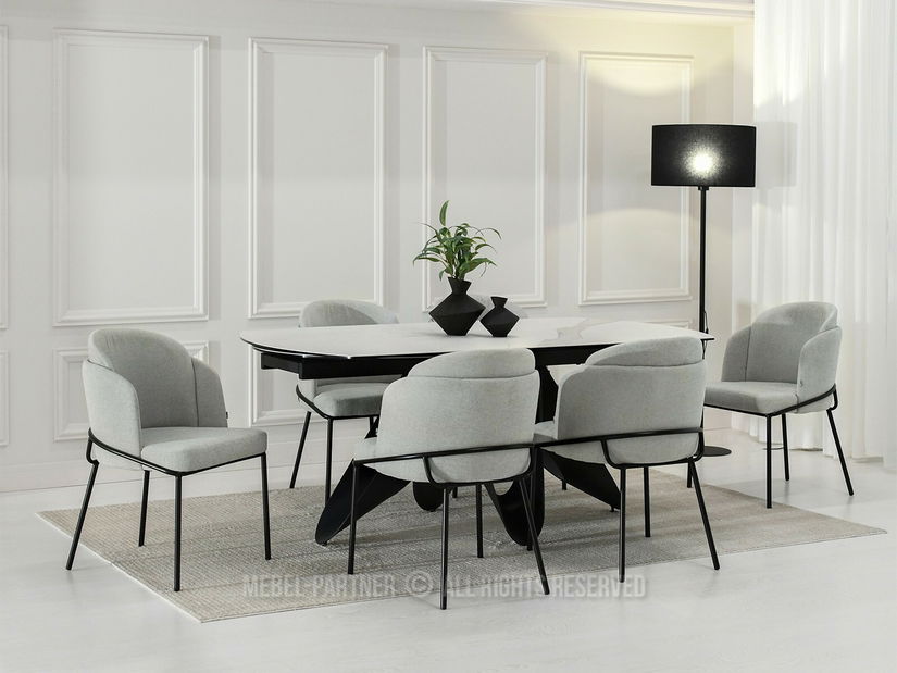 Stolica Conor (siva + crna)