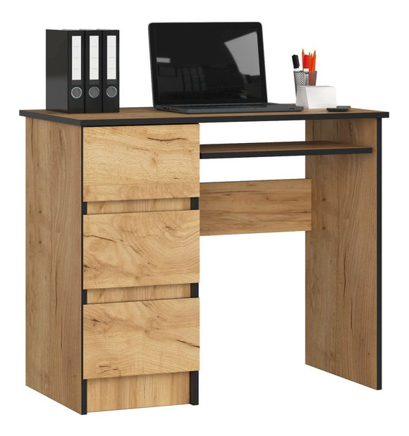 PC stolík Benicio (dub craft) (L)