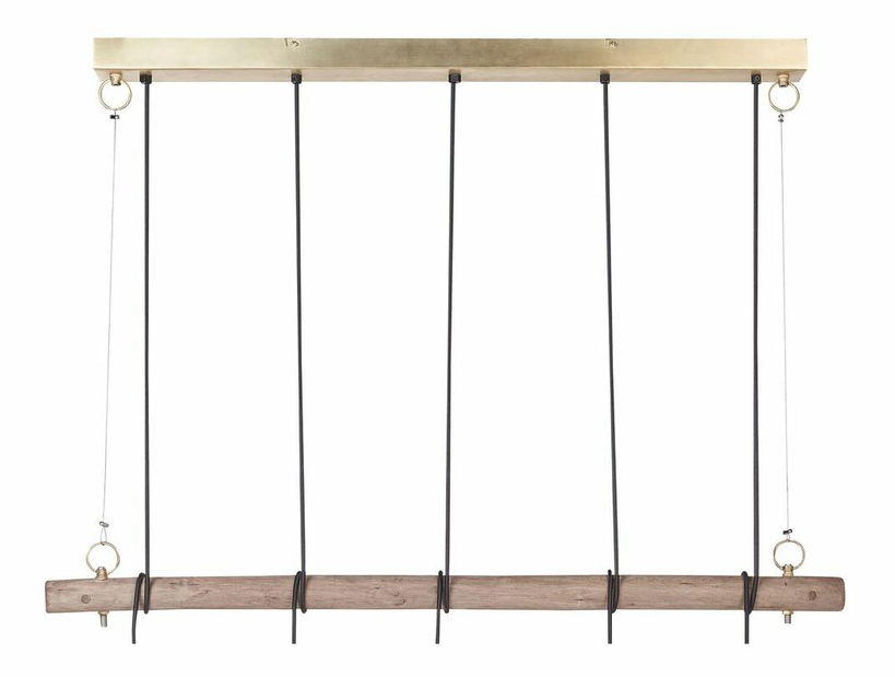 Függesztett lámpa Ved (világos fa) 