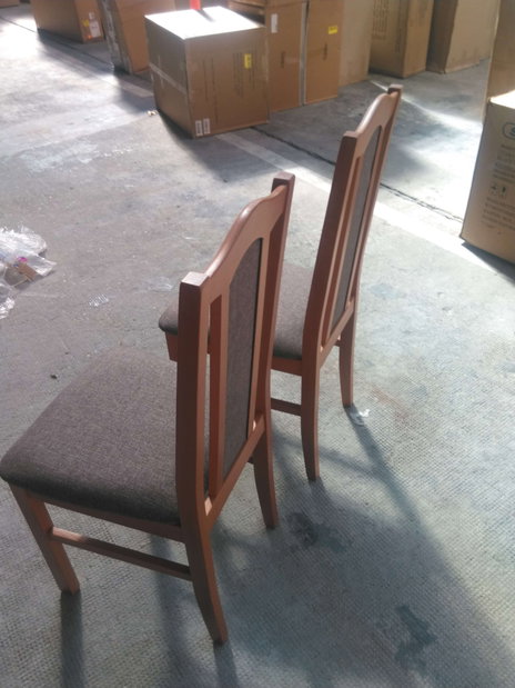 Set blagovaonskih stolica (2 kom.) Dalem II (joha + siva) *outlet moguća oštećenja