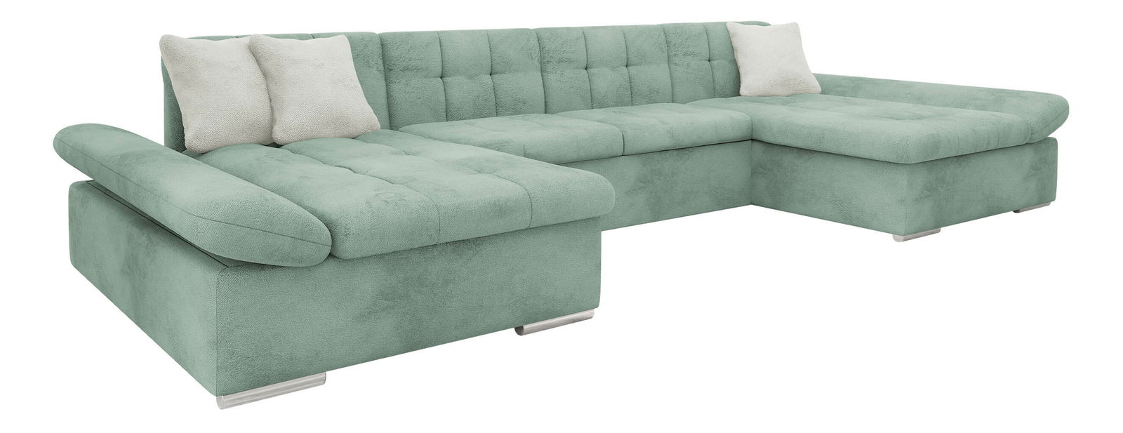 Rohová sedacia súprava Agnara (mätová)