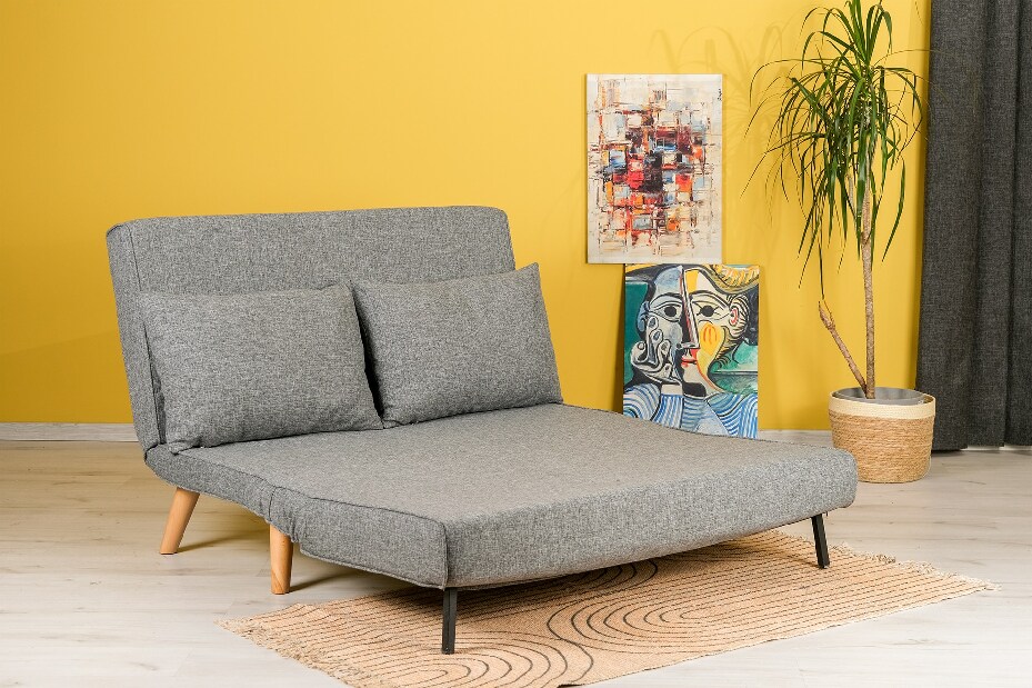 Sofa futon Fillie (svijetlosiva)