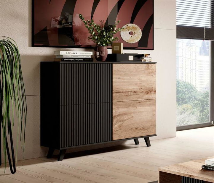 Skrinka Ranae KM2 (dub wotan + čierna)