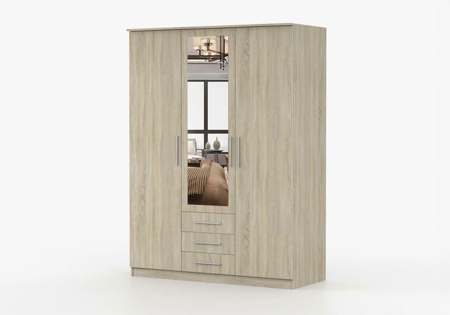 Dulap de haine Svalga 3D (stejar sonoma)