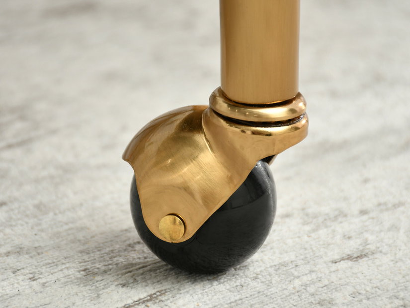 Stolička Carma B (piesková + zlatá)