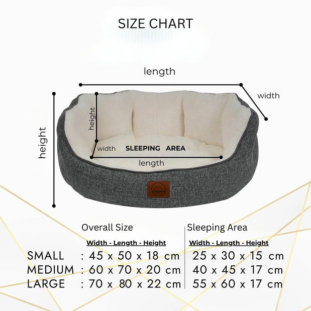 Peliešok pre domáce zviera Colla M (béžová)