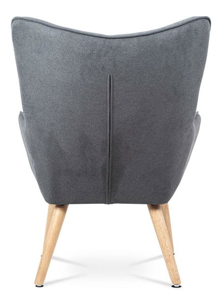 Fotoliu cu suport picioare Avanzabamos (gri)