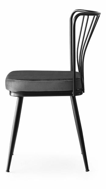 Szék szett 2 db. Ypsilon (fekete)