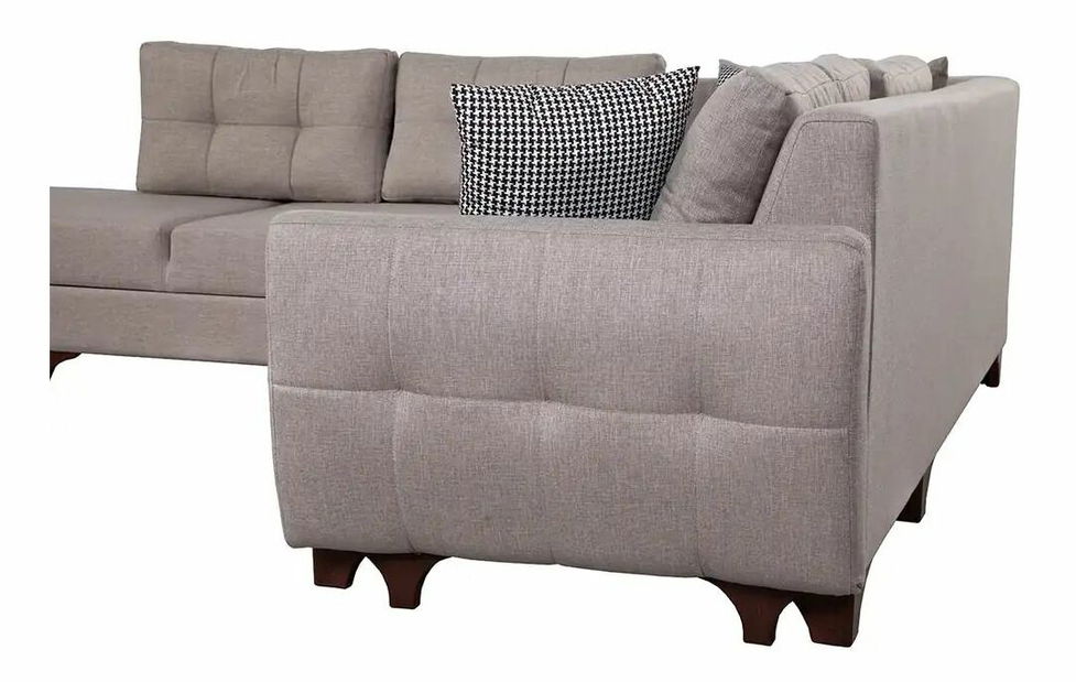 Rohová sedačka Clof (krémová) (P)