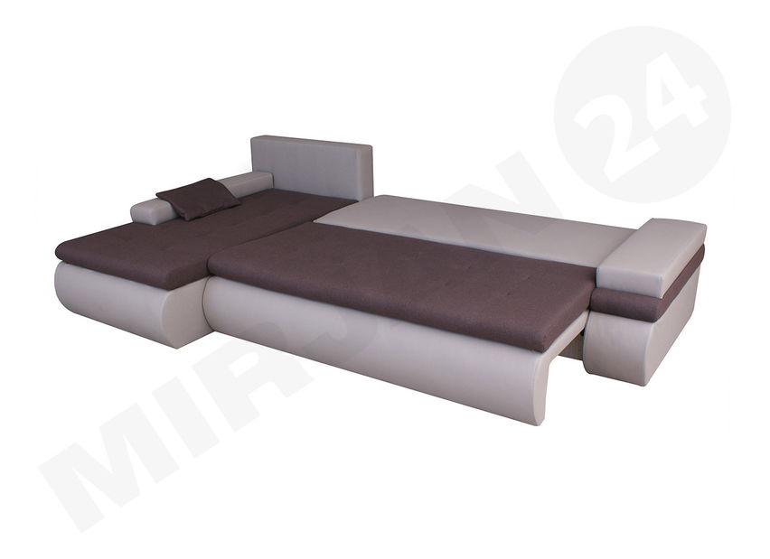 Kutna garnitura Sprint (tamnosmeđa + bež)