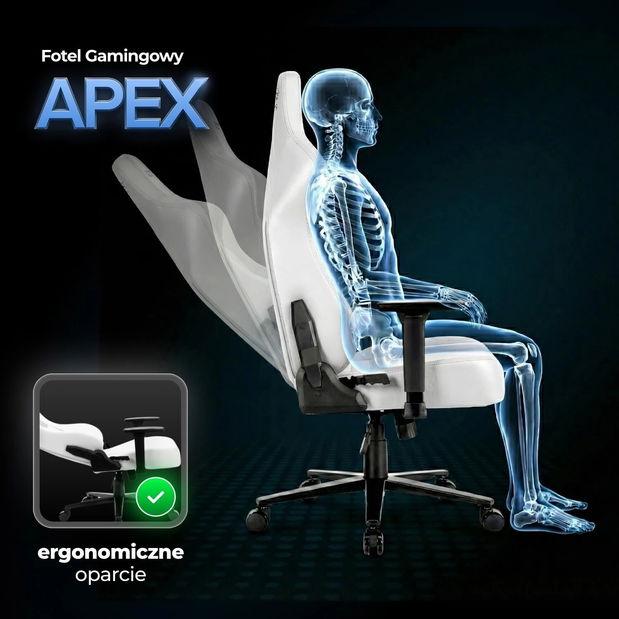 Felső fotel Agrario (fehér) 