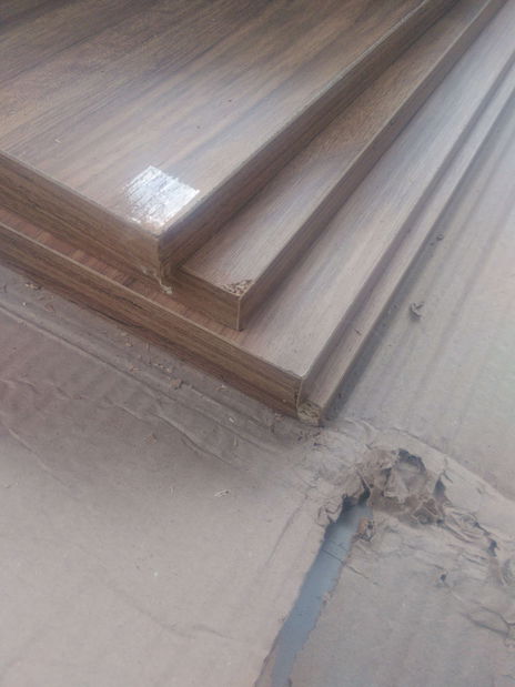 Polica Kulibo 7 (crna + atlantski bor) *outlet moguća oštećenja