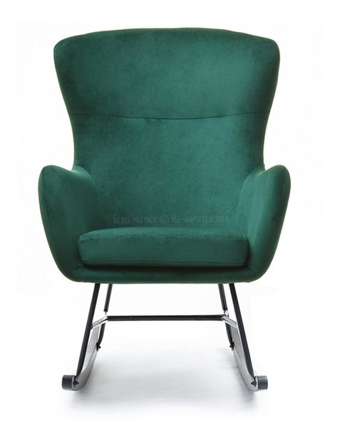 Fotelja Nesia (zelena + crna bukva)