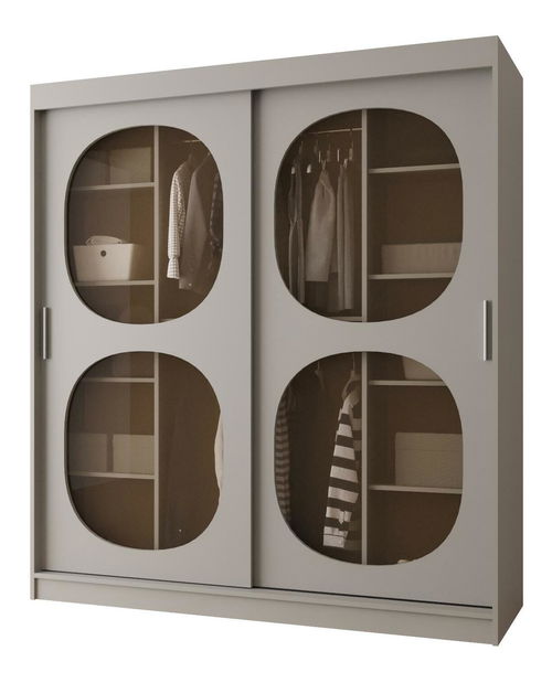 Šatníková skriňa 180 cm Boomer 2 (kašmír)