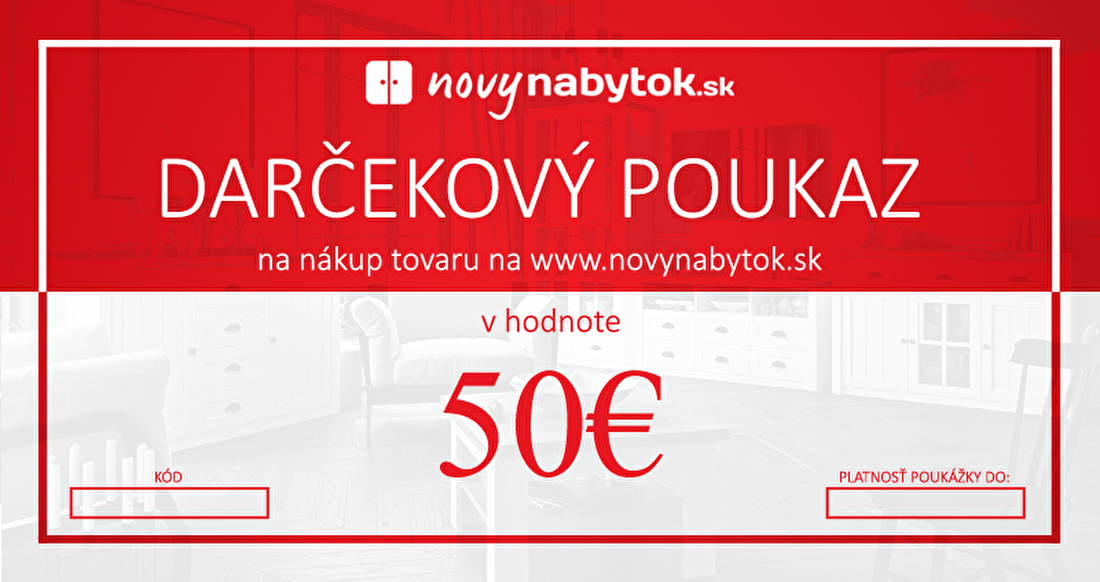 Darčekový poukaz v hodnote 50€