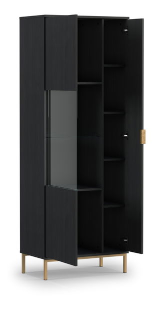 Vitrína Punta WIT70 (portlandský jaseň čierny)