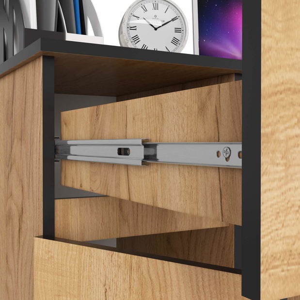 PC stolík Bhaskar (dub craft) (L)