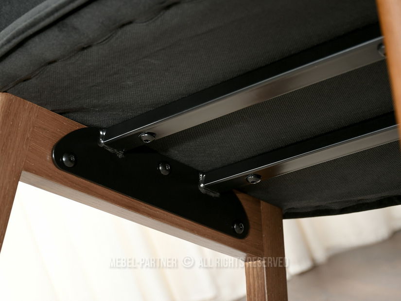 Jedálenská stolička Minimas (čierna)