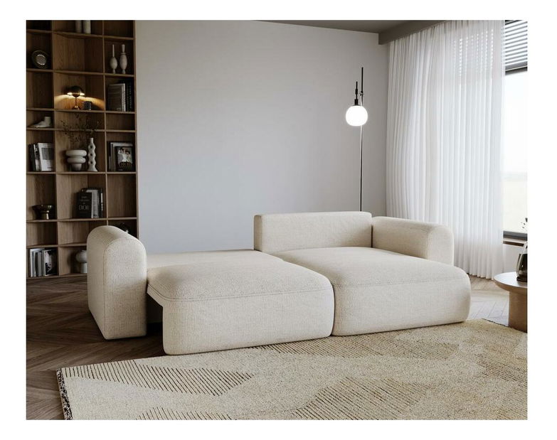 Sarokkanapé Sorento (krém + fekete)