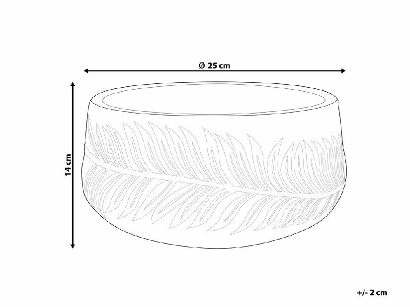 Kvetináč 14 cm Fiero (sivá)