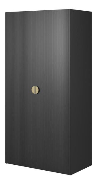 Dulap de haine Moonie XIII (negru + alb)