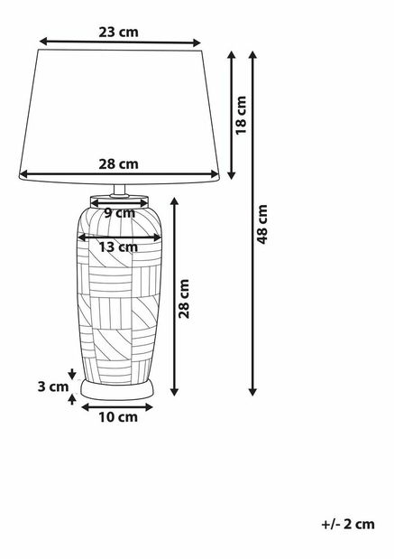 Lampă de masă Tashi (bej) 