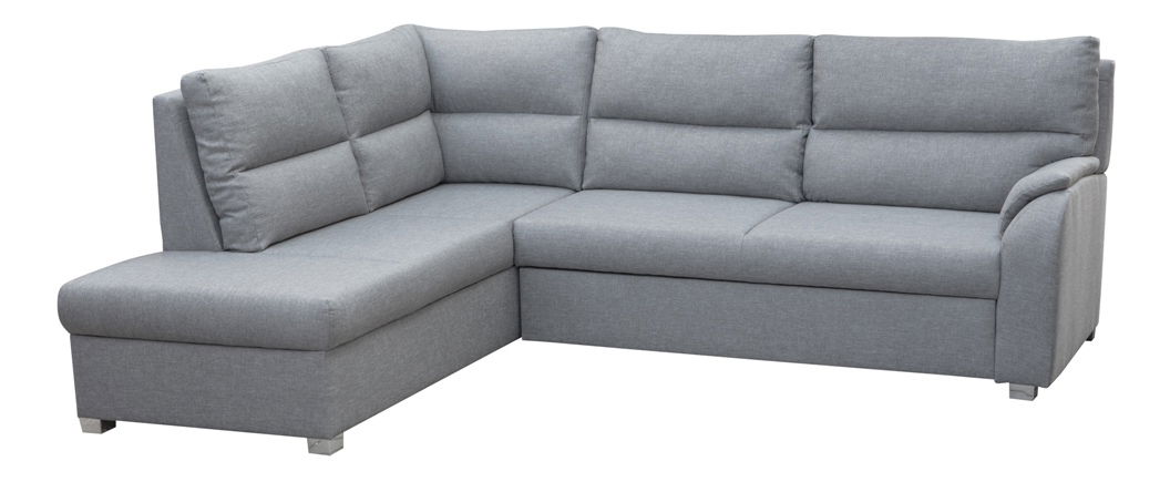 Rohová sedačka Rani (svetlosivá) (L)