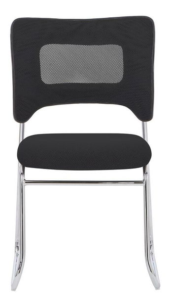 Scaun conferință Delia (negru + crom)