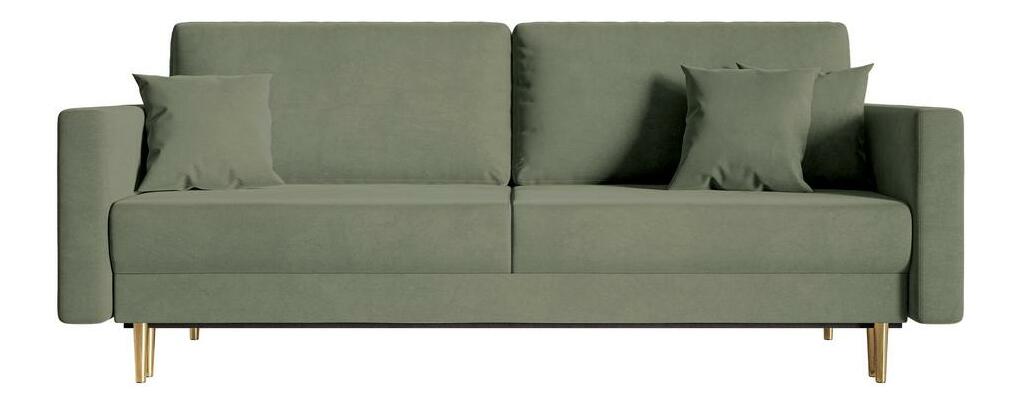 Háromszemélyes kanapé Vallera (oliva)