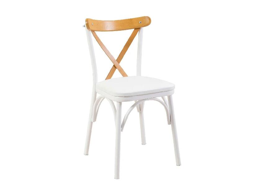 Set mobilier sufragerie Duvasa 6 (stejar + alb) (pentru 2 persoane)