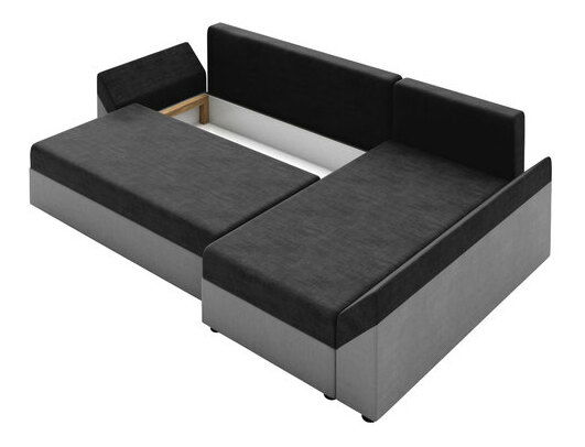 Rohová sedačka Poltosa (tmavozelená) (s úl. priestorom)