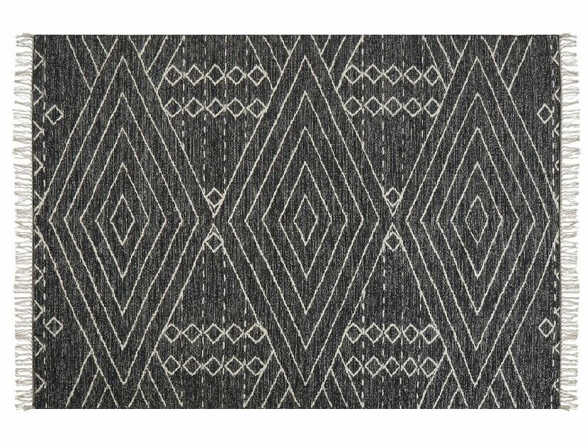 Covor 80 x 150 cm Khenif (negru)