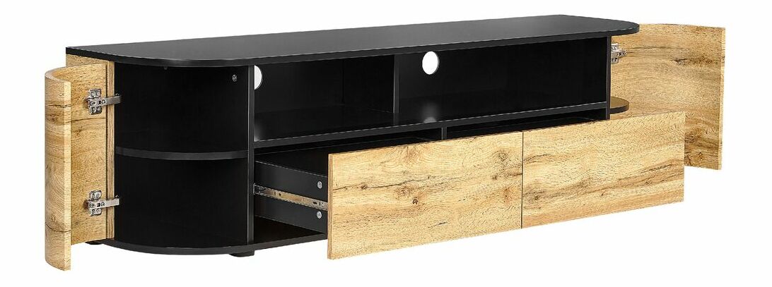 Masă TV/Dulap Jerza (lemn deschis)