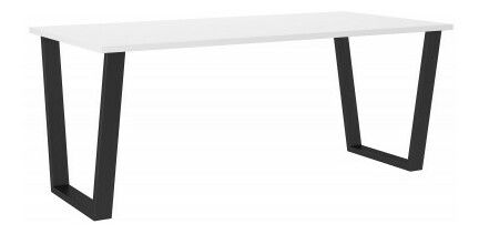 Masă de sufragerie Carol 185x90 (alb) (pentru 4- 6 persoane)