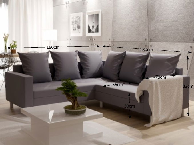 Rohová sedačka Komo (L)