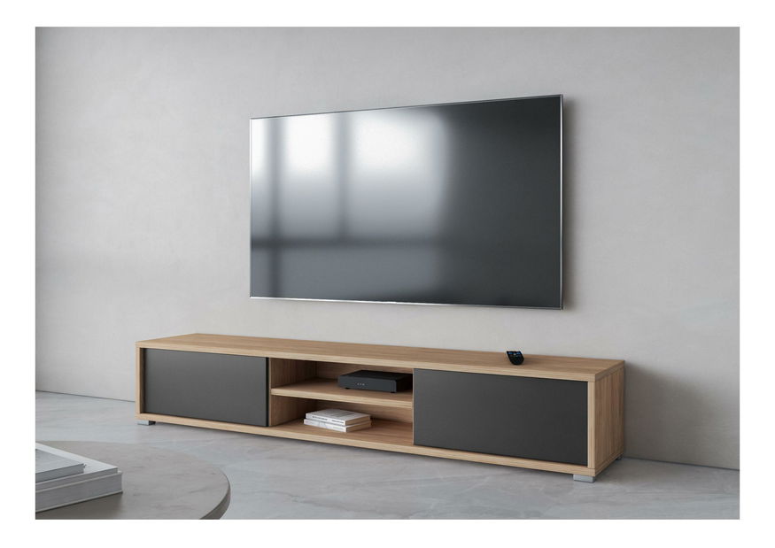 TV asztal Fiora 40 (olajozott tölgy + antracit)