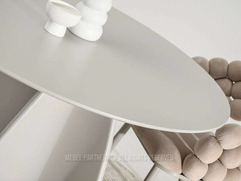 Masă sufragerie Gustado (gri) (pentru 4 persoane)